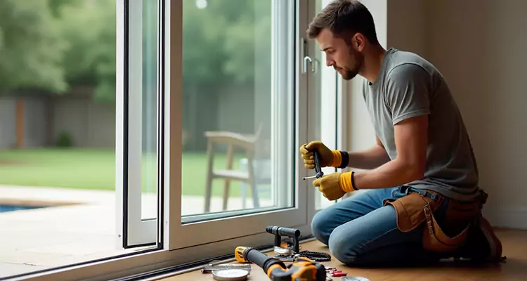 Squeaky Sliding Patio Doors in Myrtle Grove, FL