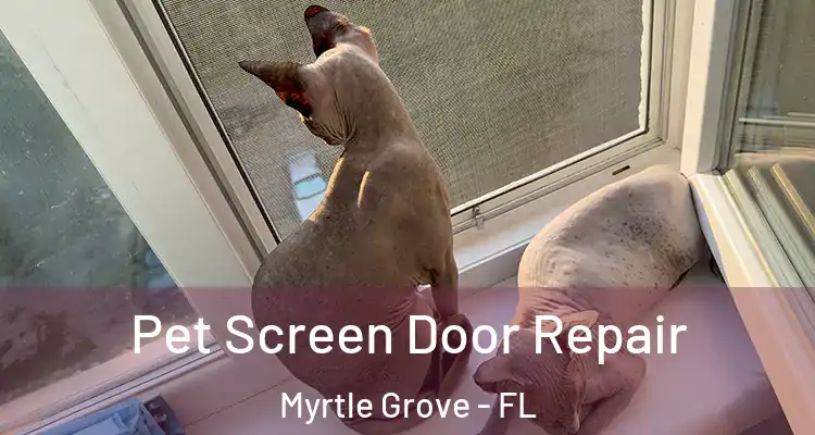 Pet Screen Door Repair Myrtle Grove - FL
